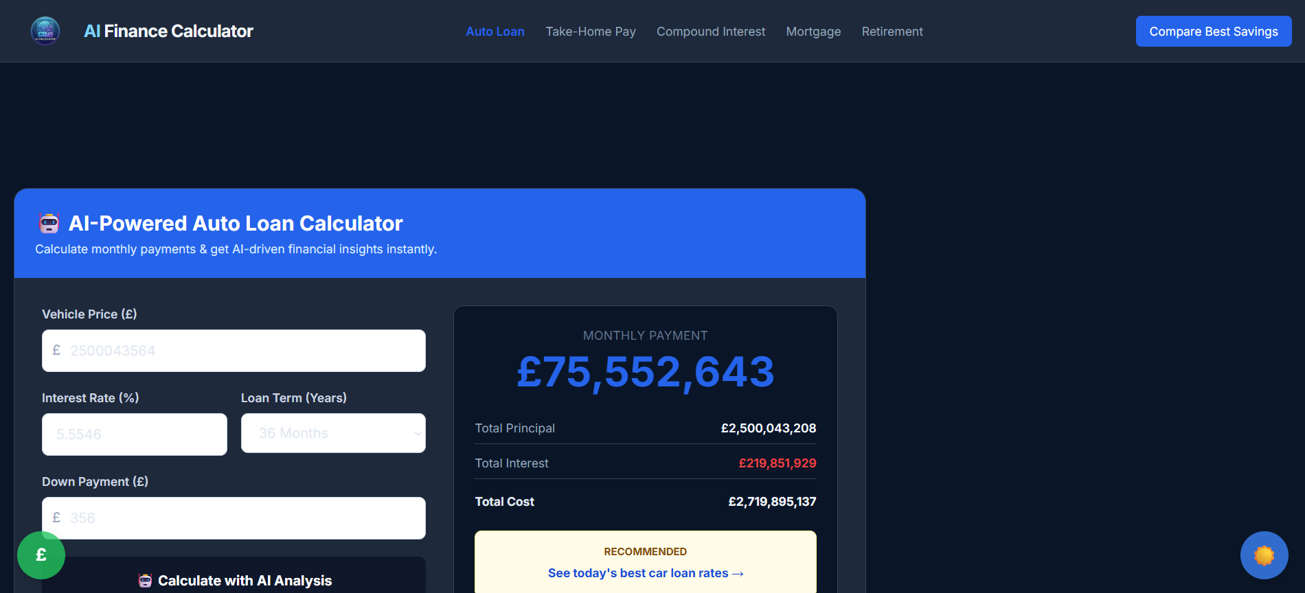 AI Salary Calculator