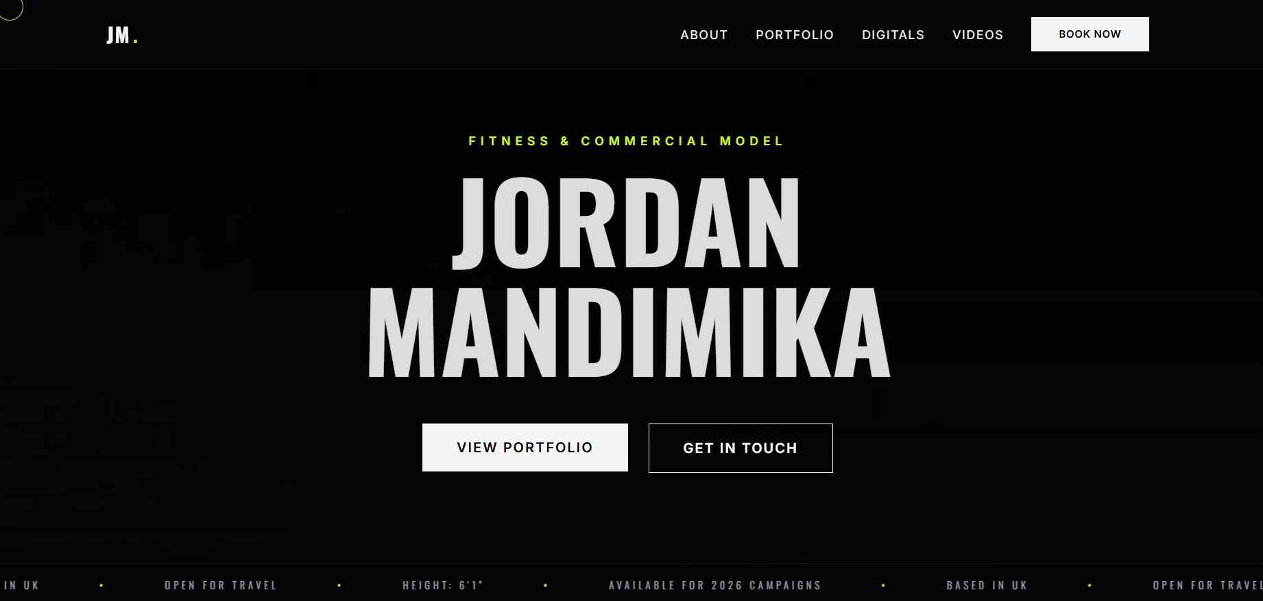 JM Portfolio website